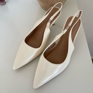 Target Cream Slingback Heels